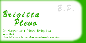 brigitta plevo business card